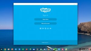 skype for chromebook